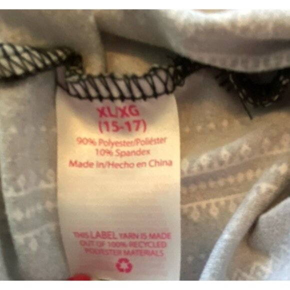 No Boundaries Flare Pants XL Juniors High Waist Stretch Black Stripe Knit Boho - Picture 9 of 10